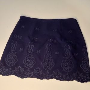 NWT Cupcakes and Cashmere Navy Skirt